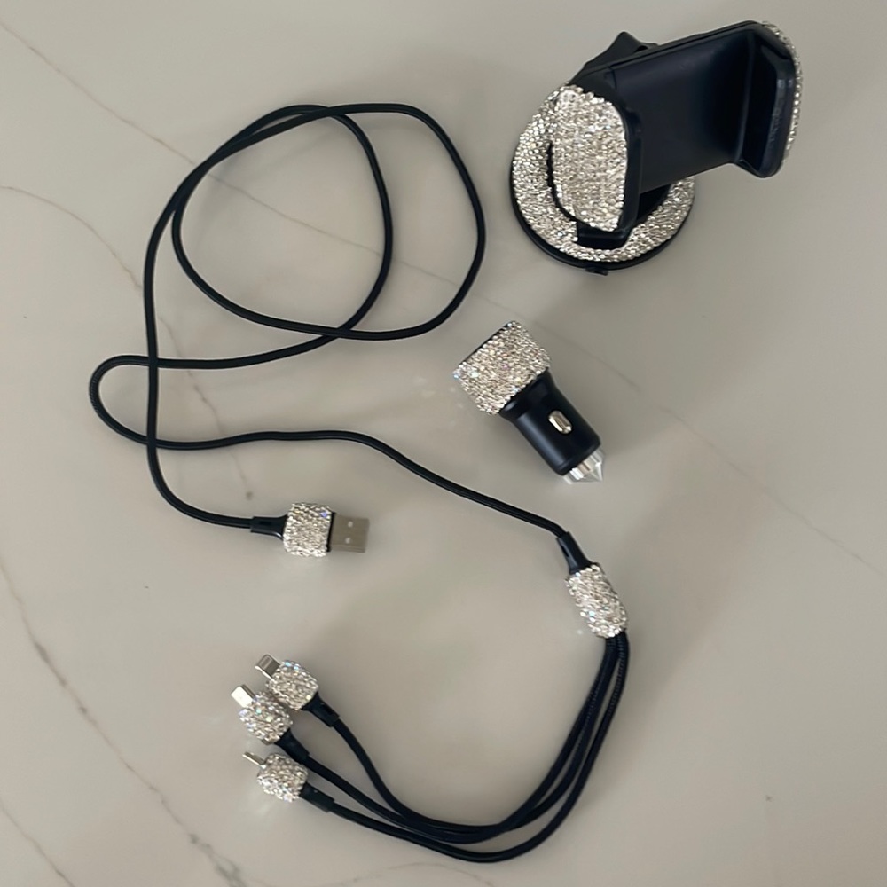 Bling car accessories. New never used.